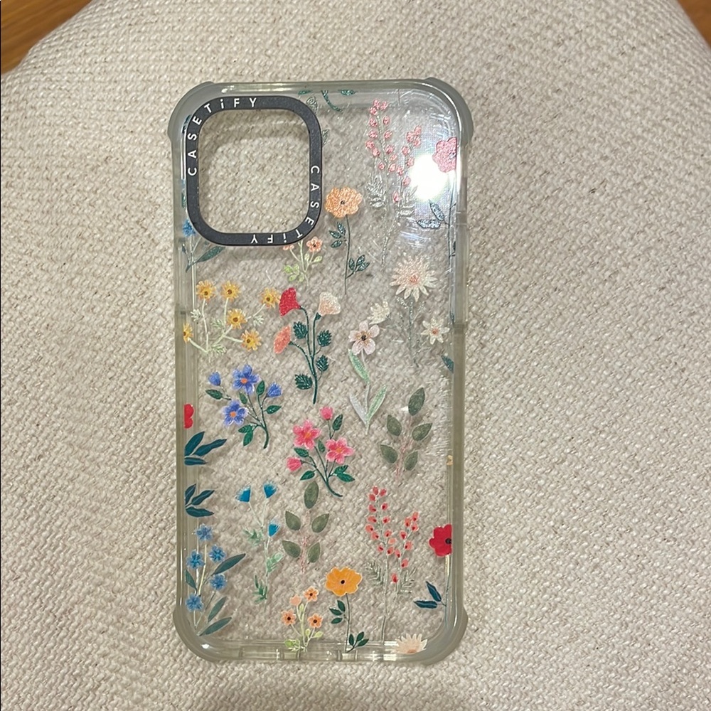 Casetify IPhone 12 Pro Floral Clear Phone Case